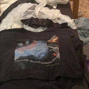 Cropped panic at the disco shirt